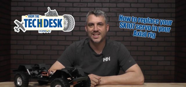 How To: Replacing The SX107 Servo On Your Axial Vehicle [VIDEO]