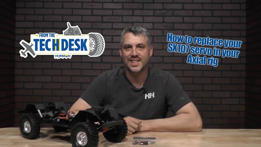 How To Replacing The SX107 Servo On Your Axial Vehicle