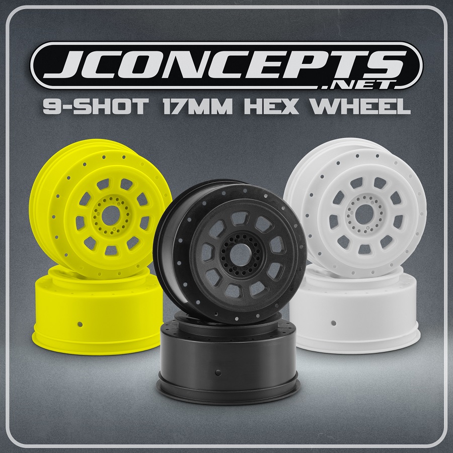JConcepts 9 Shot 17mm SCT Wheels
