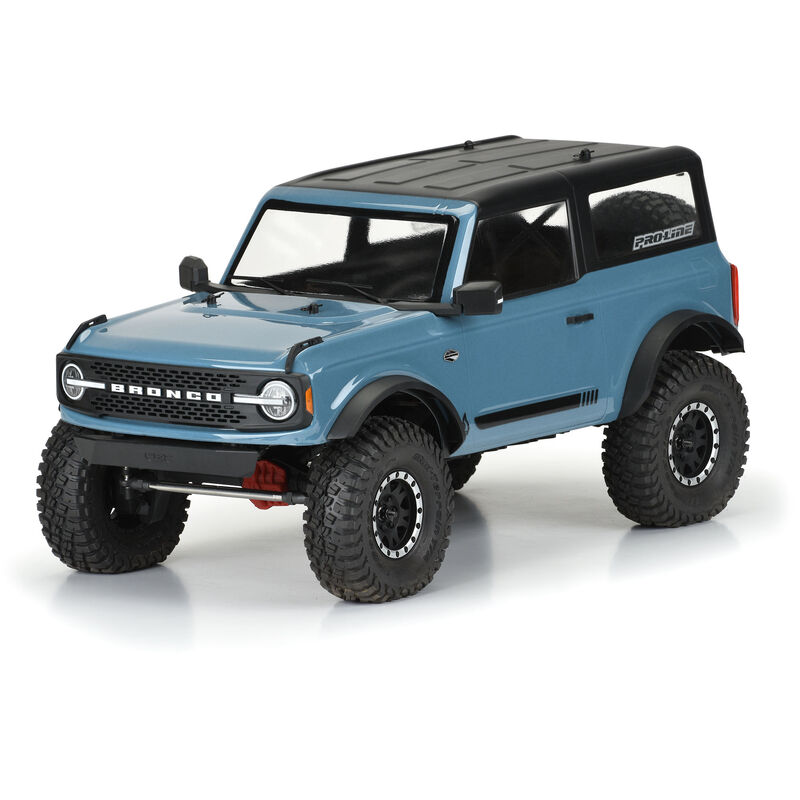 Pro-Line 2021 Ford Bronco Clear Body Set For 11.4 Wheelbase Crawlers 