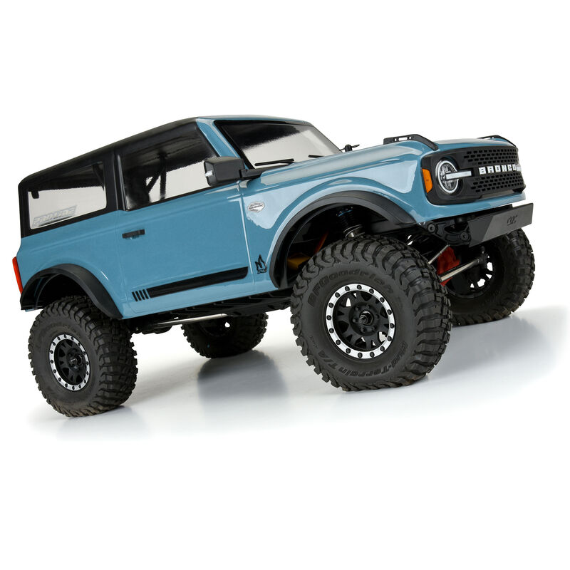 Pro-Line 2021 Ford Bronco Clear Body Set For 11.4 Wheelbase Crawlers 