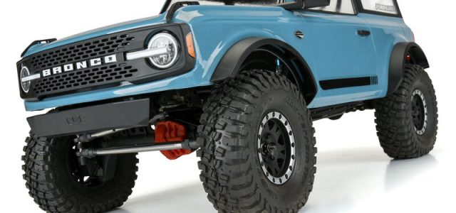 Pro-Line 2021 Ford Bronco Clear Body Set For 11.4″ Wheelbase Crawlers