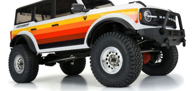 Pro-Line 2021 Ford Bronco Clear Body Set For 12.3″ Wheelbase Crawlers