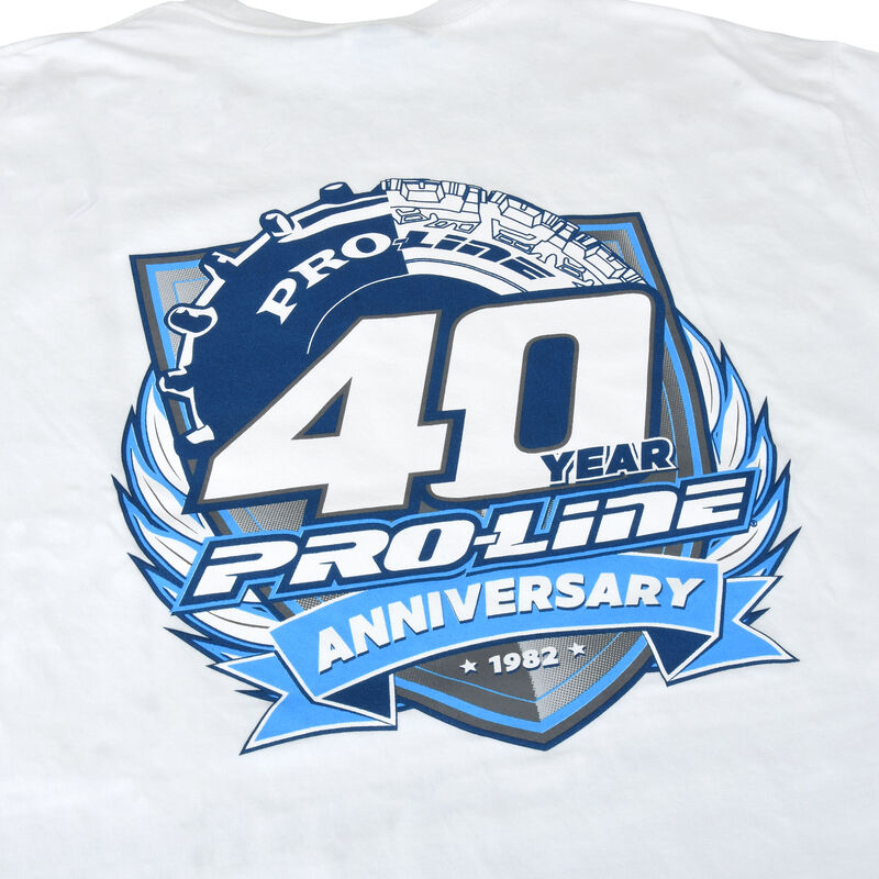 Pro-Line 40th Anniversary White T-Shirt