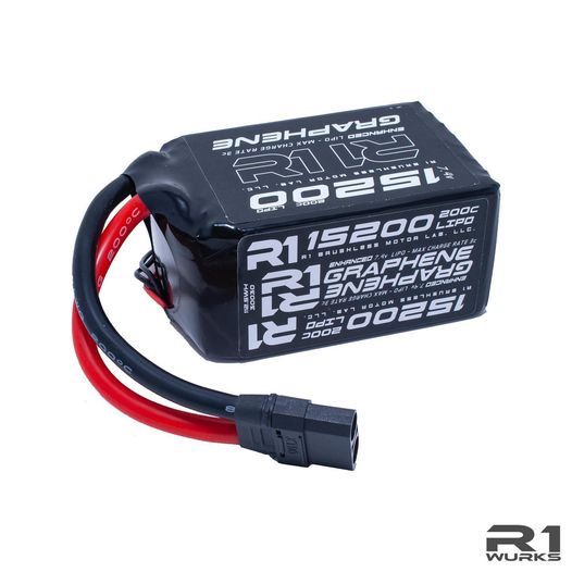 R1 Wurks 15,200Mah 200c 2S Shorty Soft Case For Drag Racing