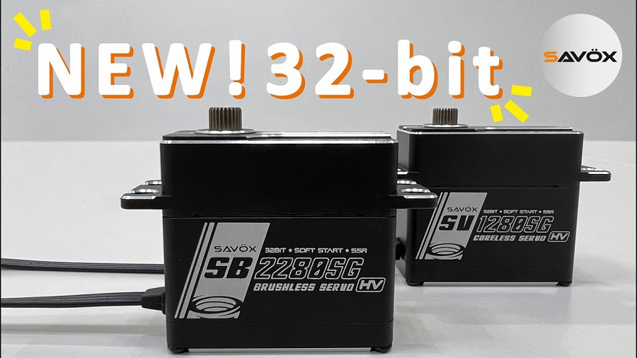 Savox SV-1280SG & SB-2280SG 32bit Servos