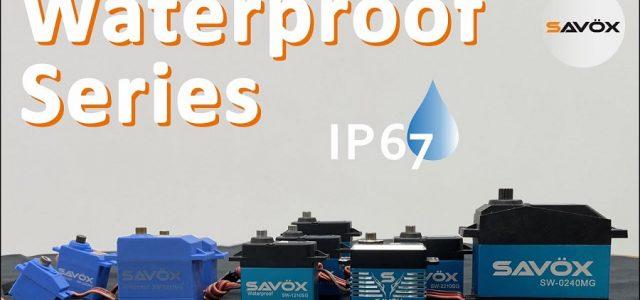 Savox Waterproof IP67 Series Servos [VIDEO]