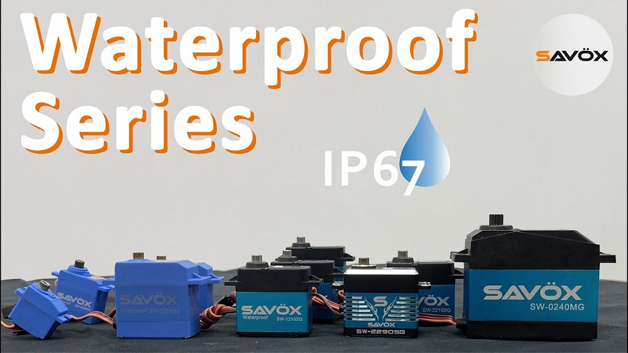 Savox Waterproof IP67 Series Servos