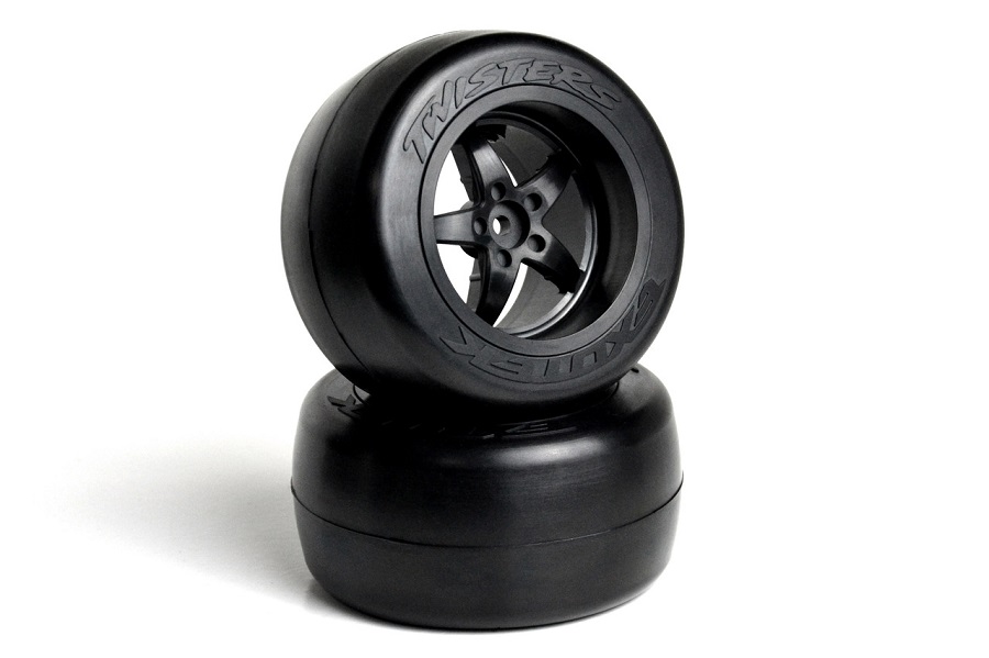 Exotek Pre-Mounted Twister Drag Belted Air Valve Tire & Wheel