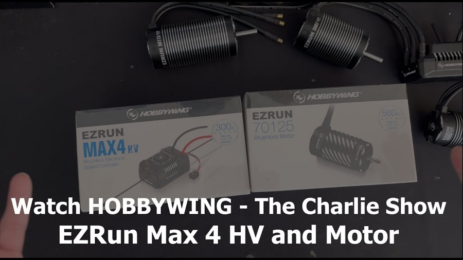 HOBBYWING EZRun Max 4 HV & Motor Quick Look