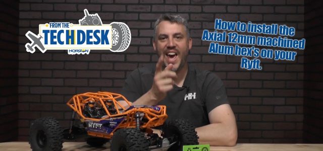 How To Install The Axial 12mm Machined Aluminum Hex’s On Your Ryft [VIDEO]