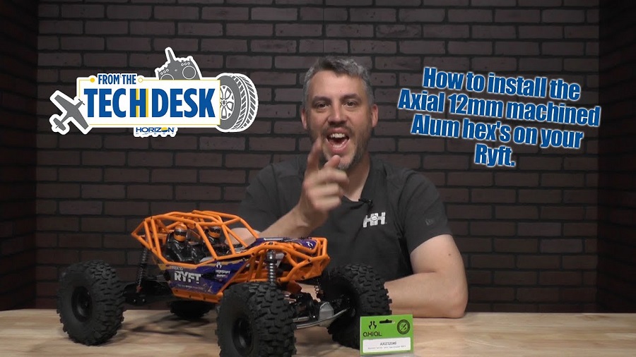 How To Install The Axial 12mm Machined Aluminum Hex's On Your Ryft