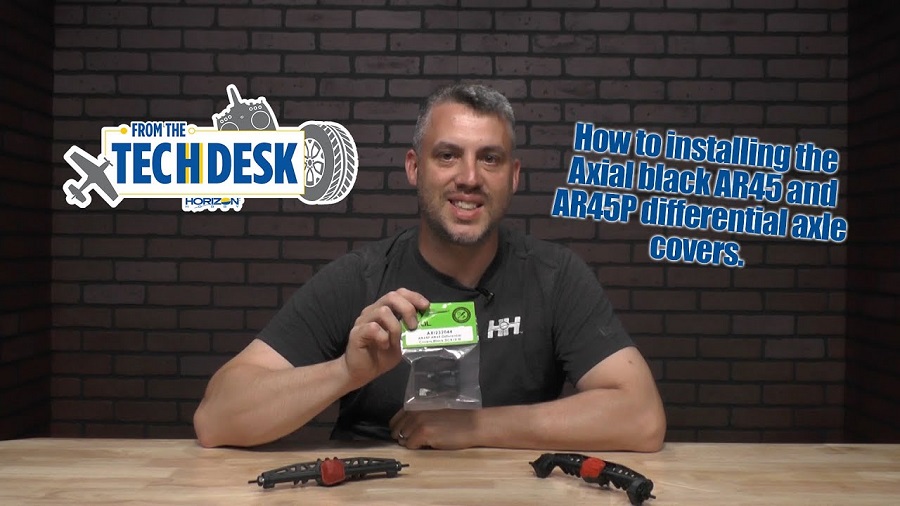 How To Installing Axial Black AR45 & AR45P Diff Axle Covers
