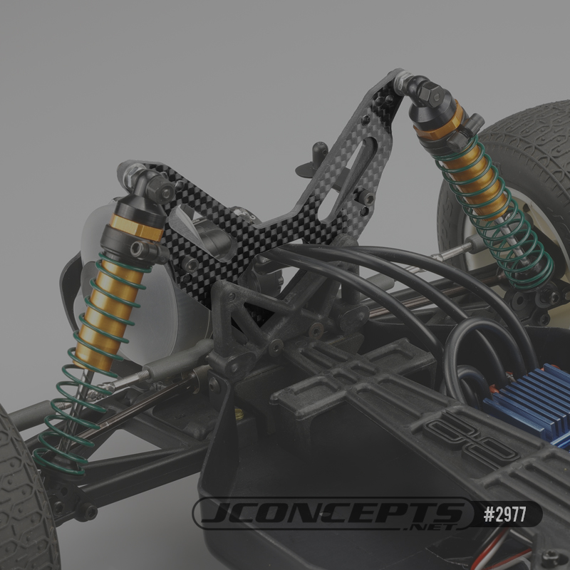 JConcepts 3.0mm Carbon Fiber Rear Shock Tower For The RC10T2
