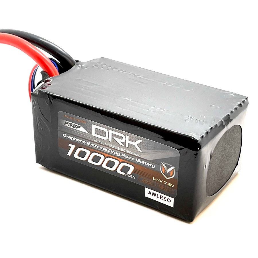 Maclan DRK 10,000mAh 2S6P 200C Graphene Extreme Drag Race Battery