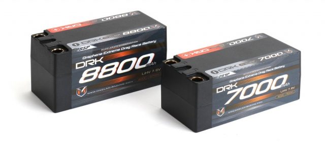 Maclan DRK 7000 & 8800mAh 2S5P 200C Hard Case Graphene Extreme Drag Race Batteries