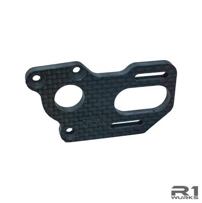 R1 Wurks DC1 Carbon Fiber Motor Mount For The AE Lay-Down Transmission