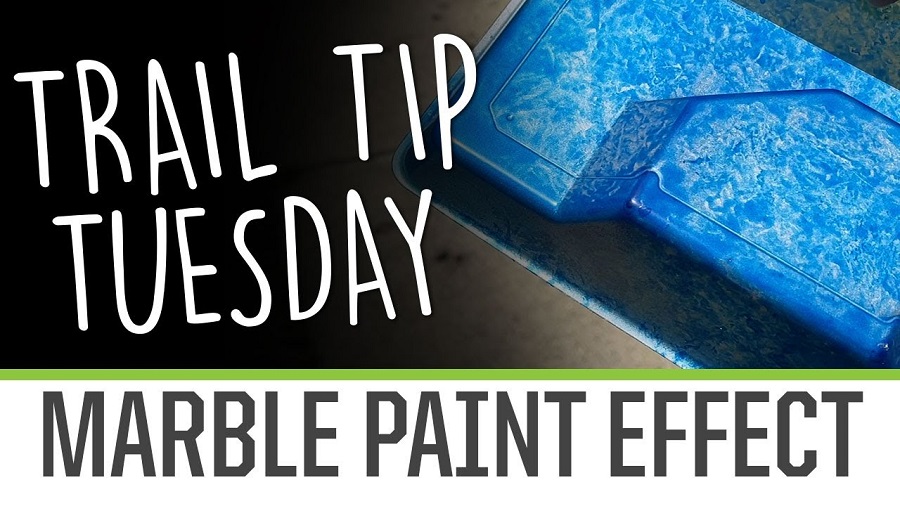 Trail Tip Tuesday Marble Paint Effect