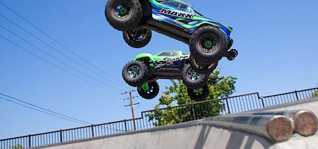 Family Skate Park RC Session With The Traxxas Maxx [VIDEO]