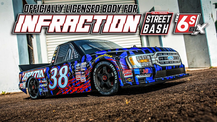 Introducing The Limited Edition ARRMA No. 38 Ford F-150 NASCAR Truck Body