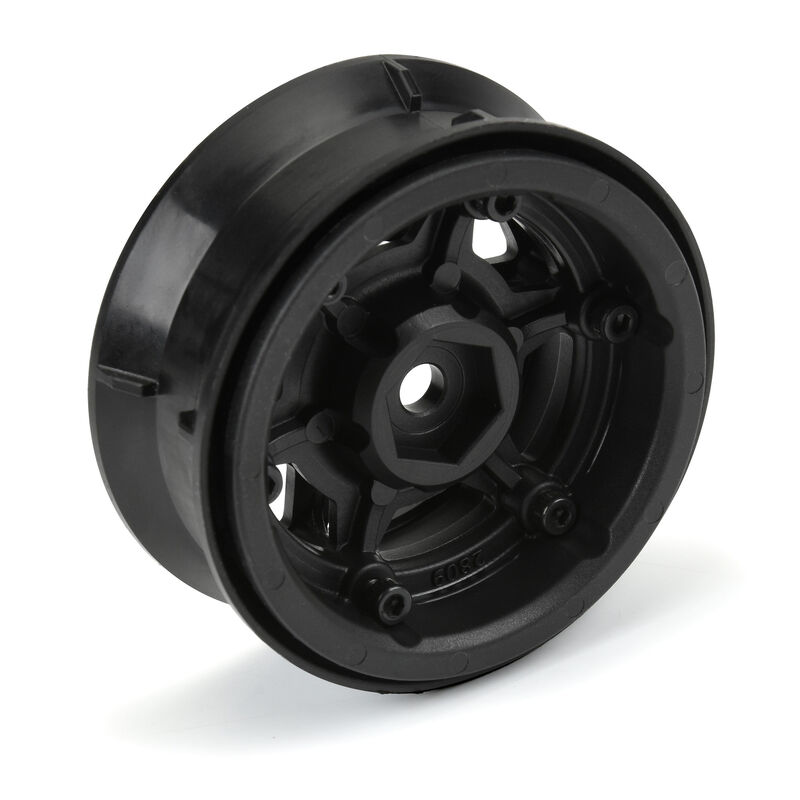 Pro-Line Holcomb 1.9 12mm Crawler Bead-Loc Black Wheels