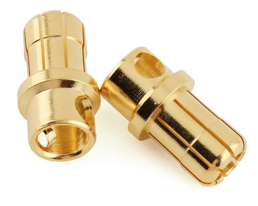 ProTek RC 8.0mm "Super Bullet" Solid Gold Connectors