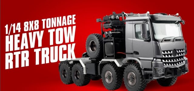 Product Spotlight: RC4WD 1/14 8×8 Tonnage Heavy Tow RTR Truck [VIDEO]