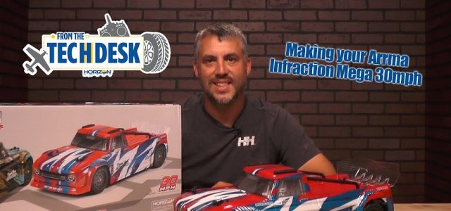How To: Making Your Stock ARRMA 1/8 Infraction Mega 30mph Capable [VIDEO]