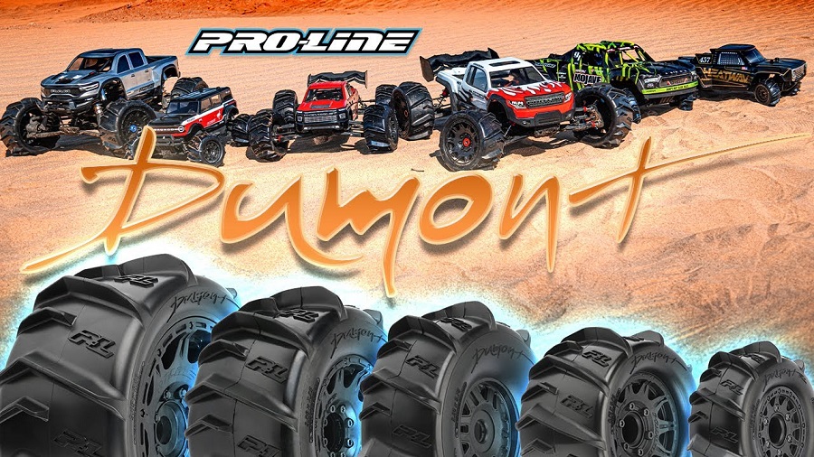 Pro-Line Dumont Paddle Tires For Sand Or Snow
