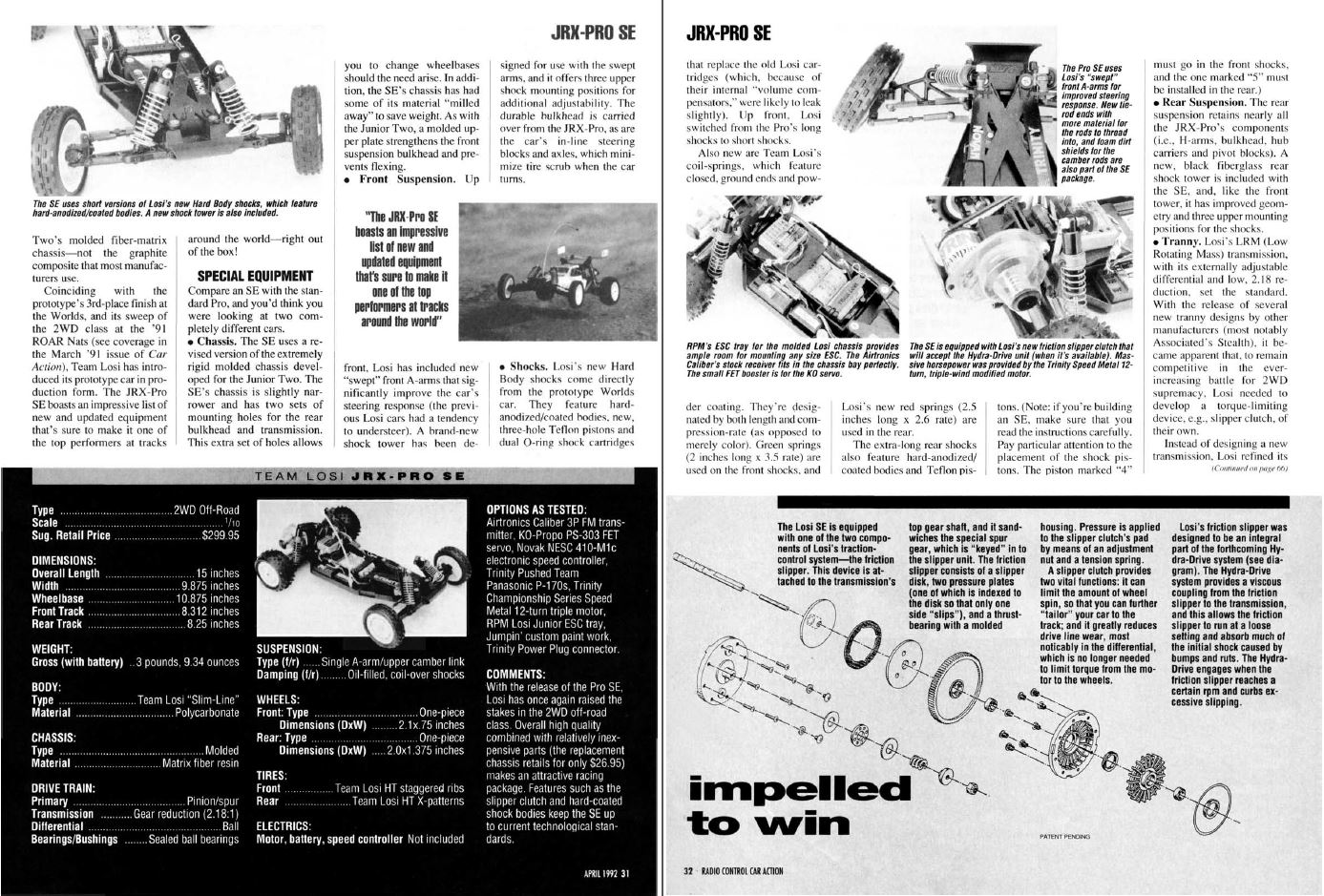 #TBT Losi JRX-Pro SE is Featured in The April 1992