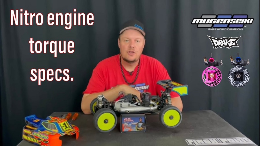 Torque Specifications For Nitro Engines With Mugen's Adam Drake