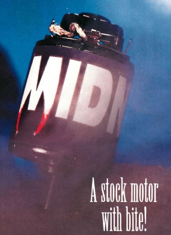 #TBT Team Trinity Midnight Stock Brushed Motor Reviewed in November 1995 issue