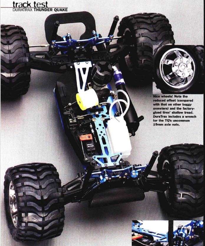 #TBT The Duratrax Thunder Quake nitro monster truck is reviewed in the April 2002 issue
