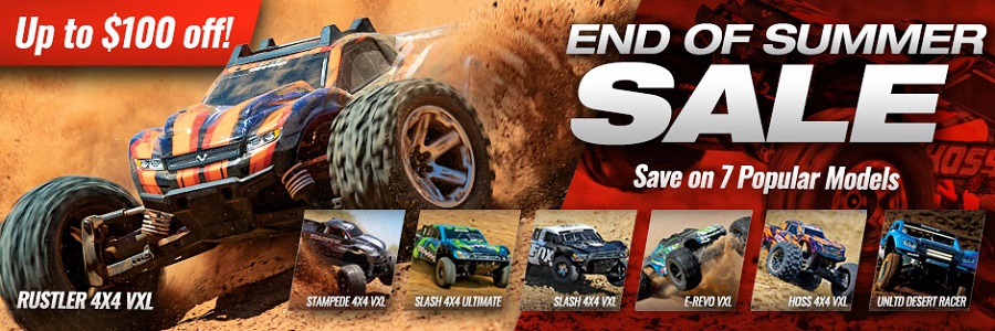 End Of Summer Savings From Traxxas
