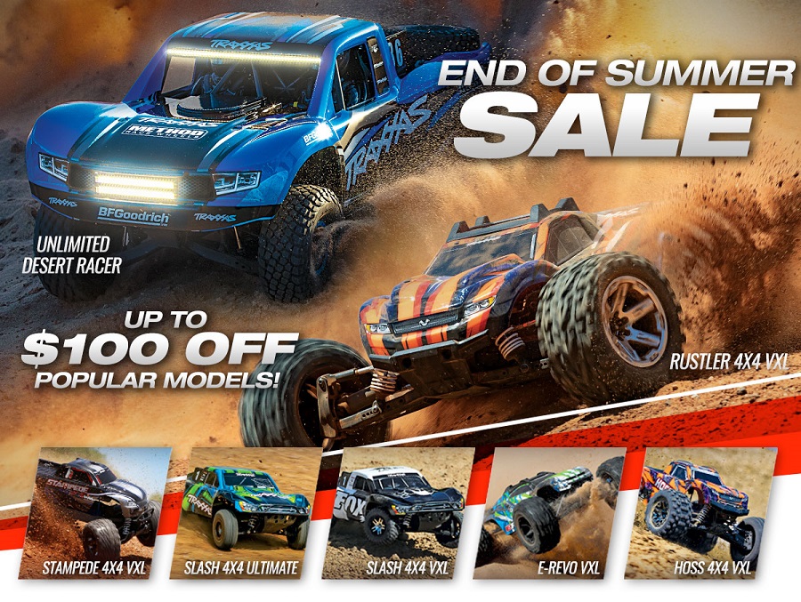 End Of Summer Savings From Traxxas