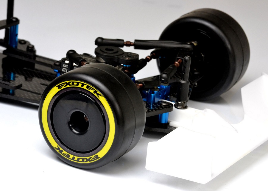 Exotek F1 1/10 Front & Rear Rubber Tires