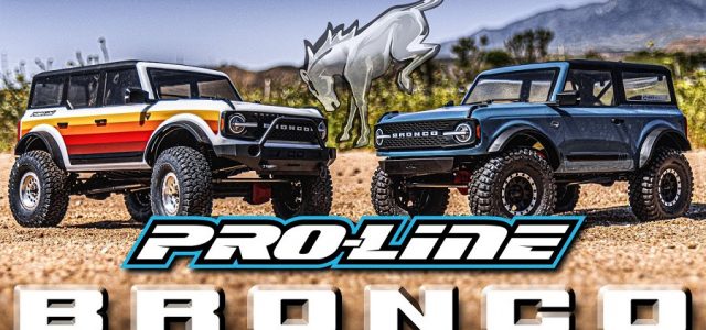 Pro-Line 2021 Ford Bronco Crawler Clear Bodies [VIDEO]