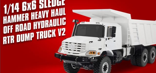 Product Spotlight On The RC4WD RTR 1/14 6×6 Sledge Hammer Heavy Haul Off Road Hydraulic Dump Truck V2 [VIDEO]