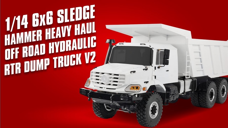 Product Spotlight On The RC4WD RTR 114 6x6 Sledge Hammer Heavy Haul Off Road Hydraulic Dump Truck V2