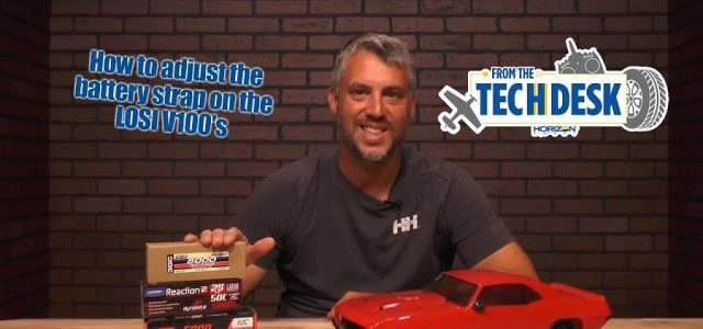 How To: Adjusting The Battery Strap On The Losi V100’s [VIDEO]