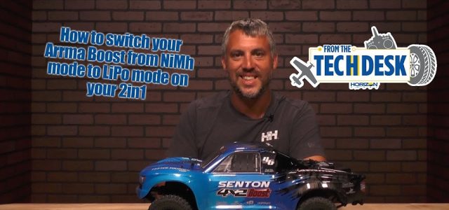 How To: Switch Your ARRMA Boost From NiMh To LiPo Mode On Your 2-In-1 [VIDEO]