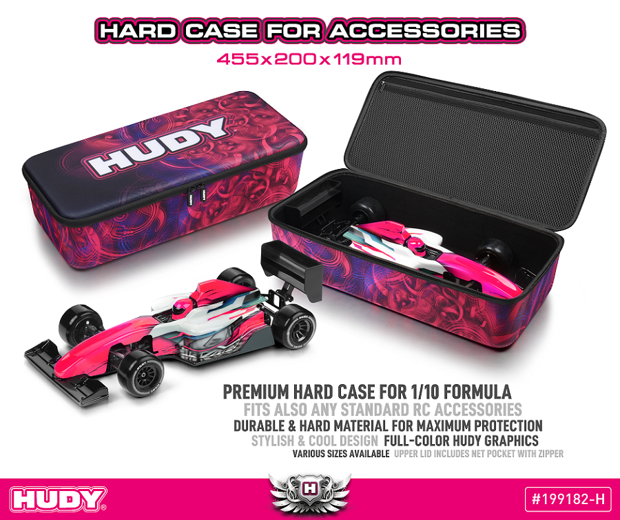Hudy Hard Case For 1/10 Formula Cars