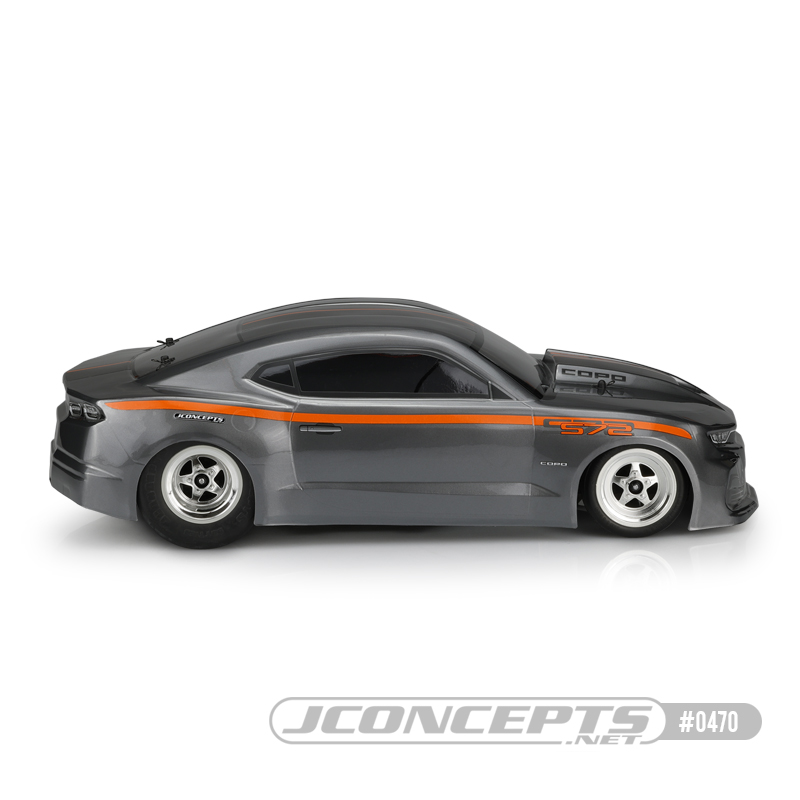JConcepts 2022 Chevrolet Copo Camaro Clear Drag Racing Body