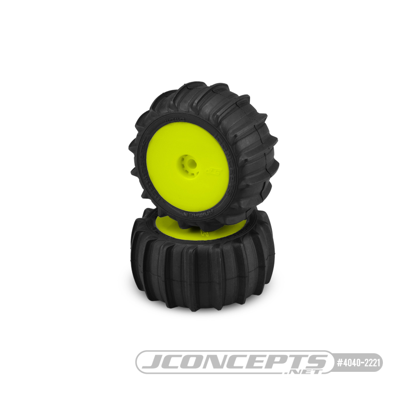 JConcepts Pre-Mounted Hawk & Animal Tires For The Losi Mini-B & Mini-T 2.0