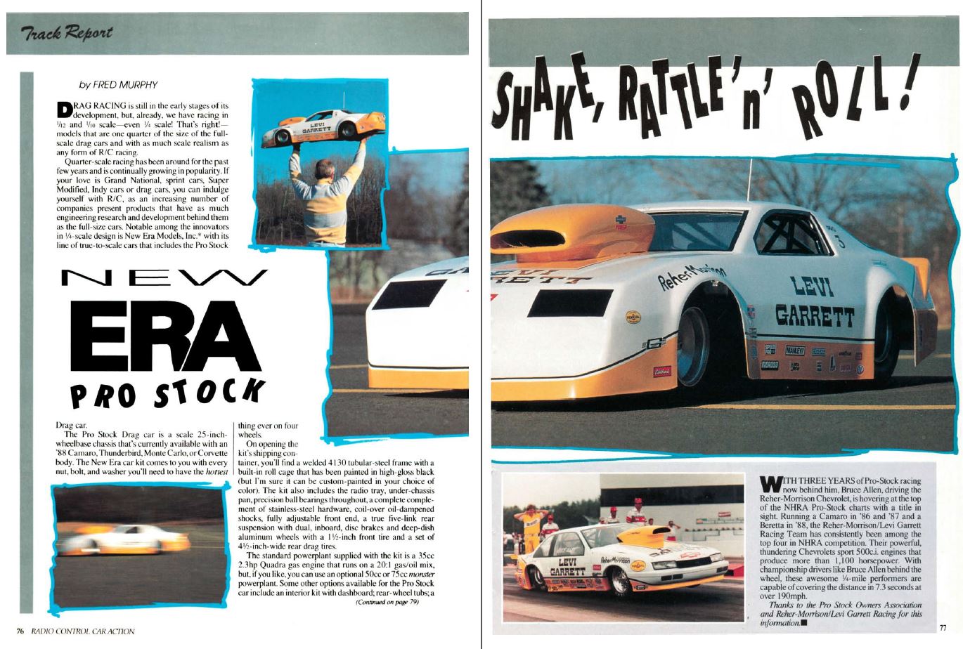 #TBT New Era Models Pro Stock Drag Car Covered in March 1989 Issue