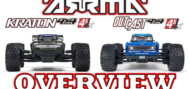 Overview Of The ARRMA 1/10 4X4 4S V2 Outcast & Kraton [VIDEO]