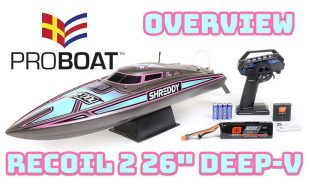 Overview: Pro Boat Recoil 2 26″ Self-Righting Brushless Deep-V RTR [VIDEO]