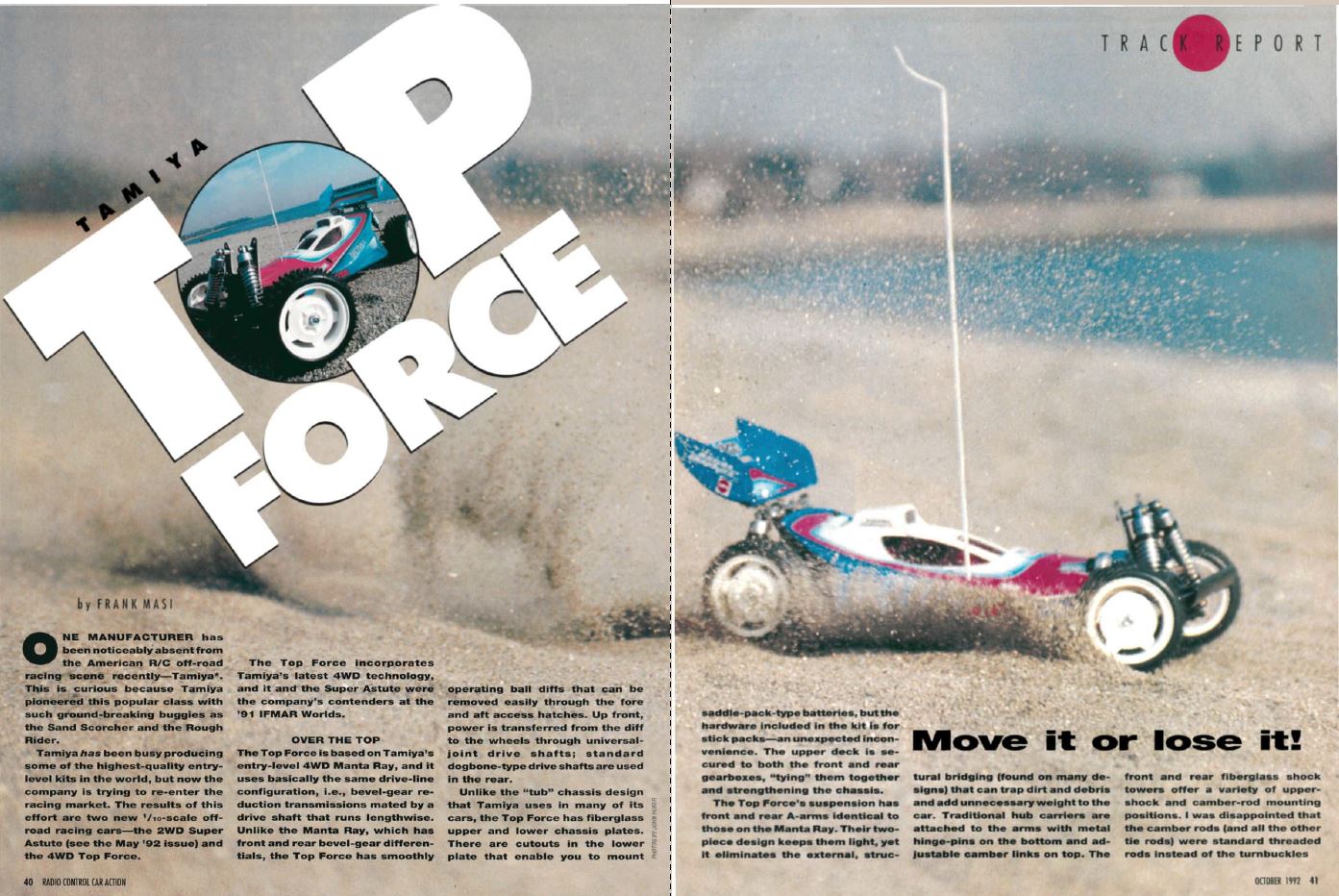 #TBT Tamiya Top Force 4WD Buggy Reviewed in The October 1992 Issue
