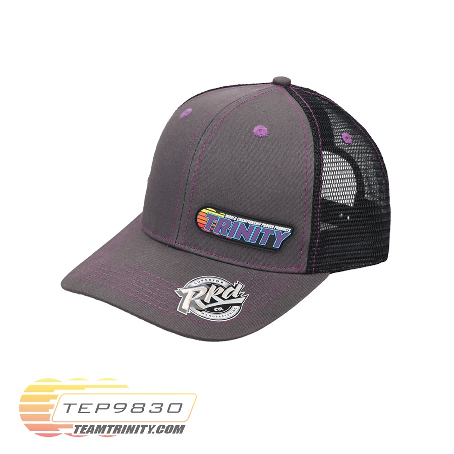 Trinity 2023 Trucker Hat With Purple Stitching