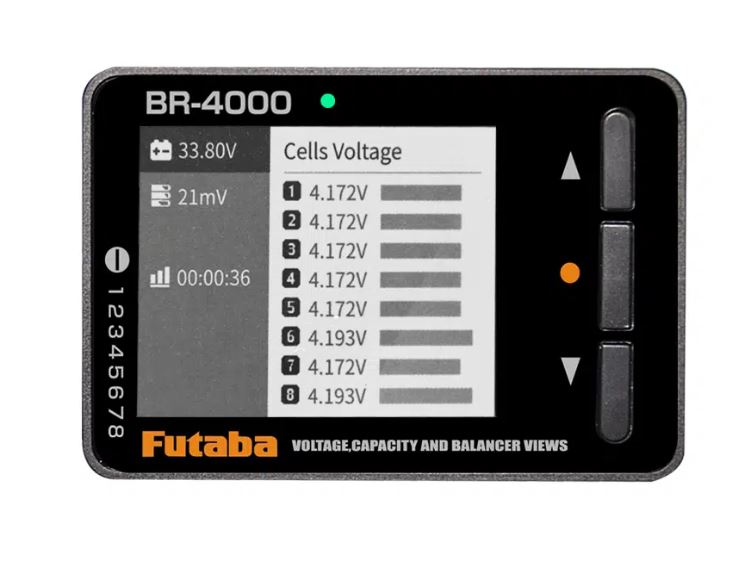 Futaba BR-4000 Battery, Servo & Receiver Checker